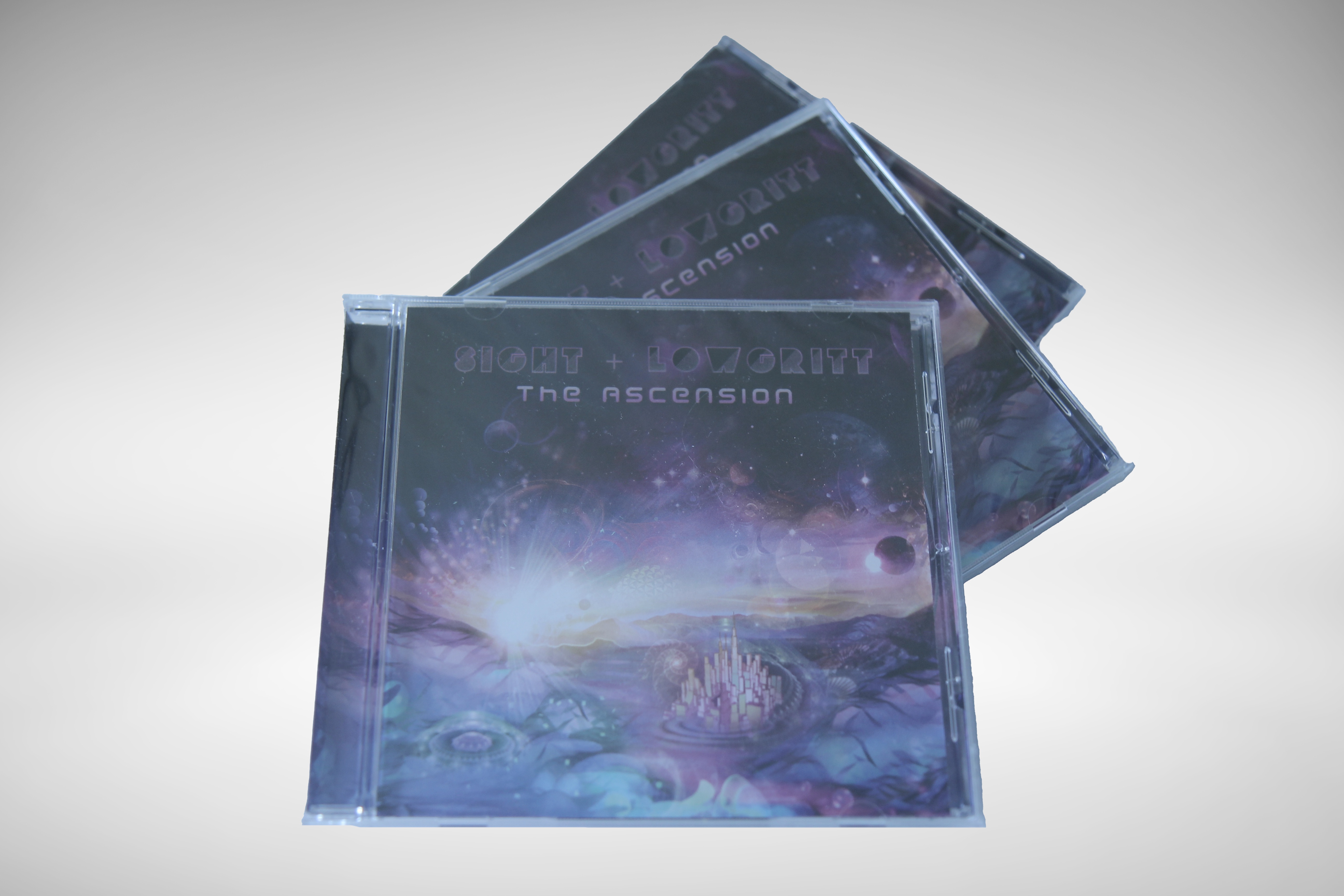 Physical CD of the full length album The Ascension LP by Sight & Lowgritt